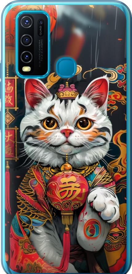 Чехол на Vivo Y30 China Cat v2 (6135t-2154-42517)