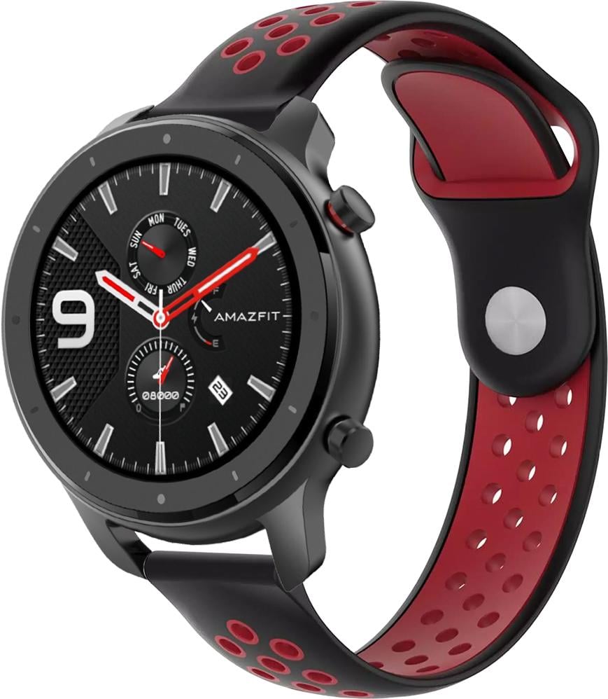 Ремешок Sport для Amazfit GTR 47 мм 22 мм Black/Red (23048-44)