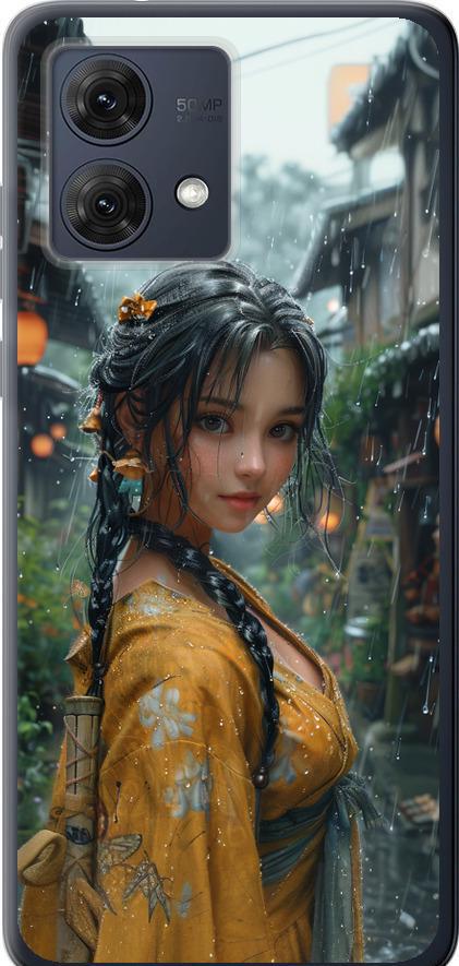Чехол на Motorola Moto G84 Anime-girl (6133u-3344-42517)