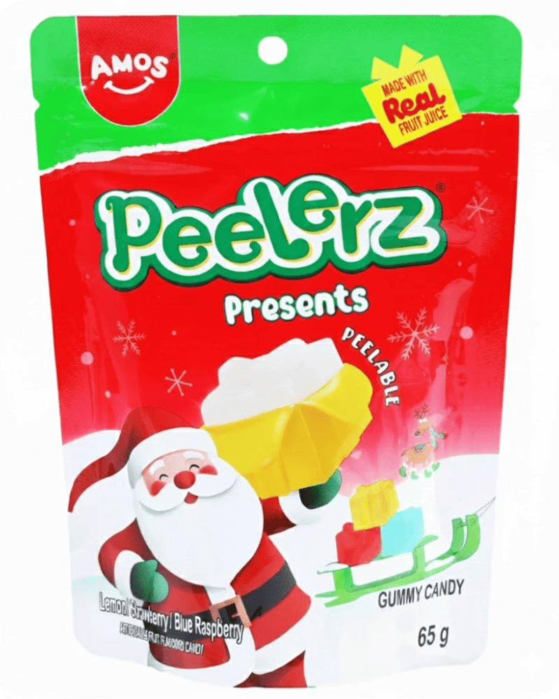 Конфеты желейные Amos Peelerz 4D Presents Christmas Gummy Sweets 65 г (2840236493) Конфеты желейные Amos Peelerz 4D Presents Christmas Gummy Sweets 65 г (2840236493)