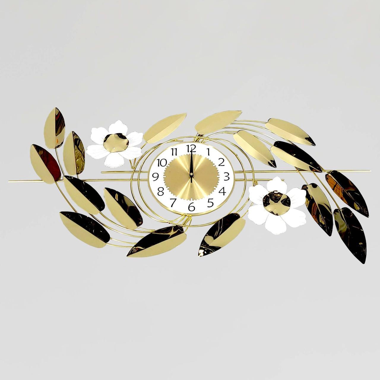 Годинник настінний безшумний OV-0139 52 см металевий (2861667034)