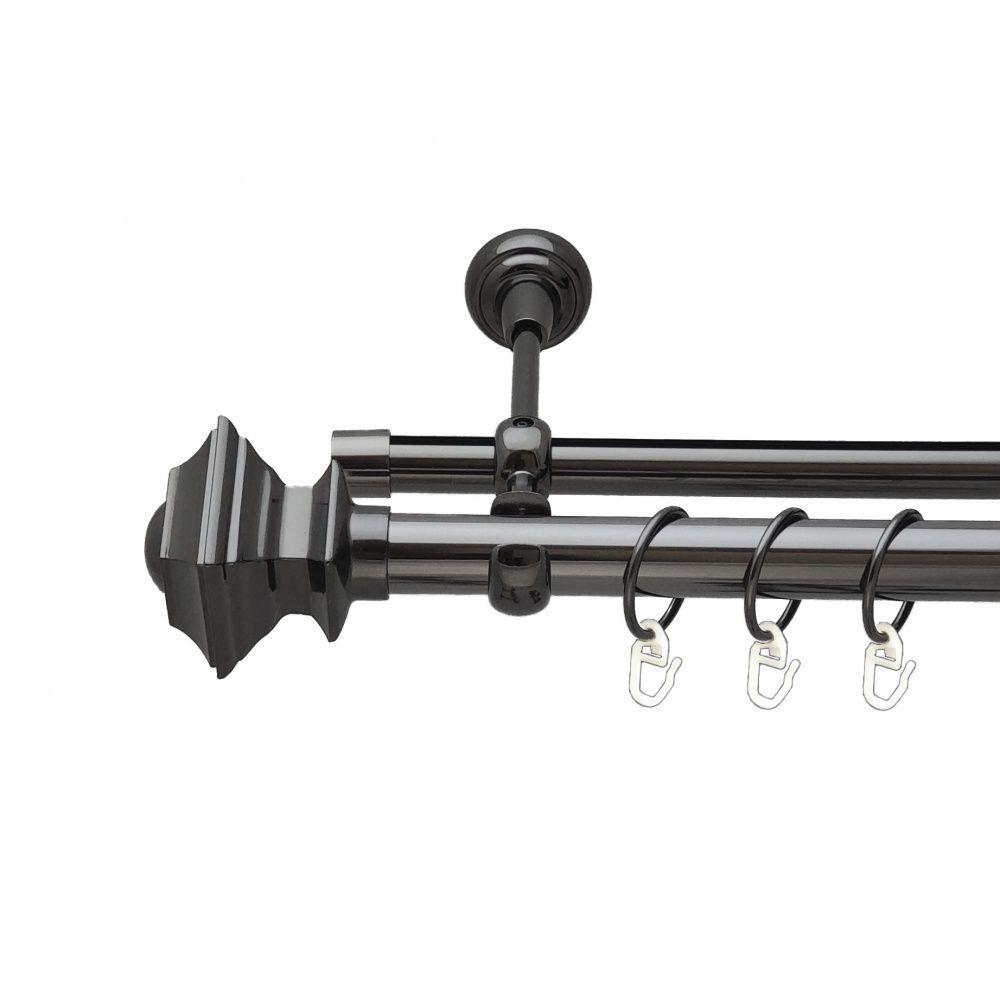 Карниз Orvit Борджеза дворядний гладкий 200 см Онікс (6708153)