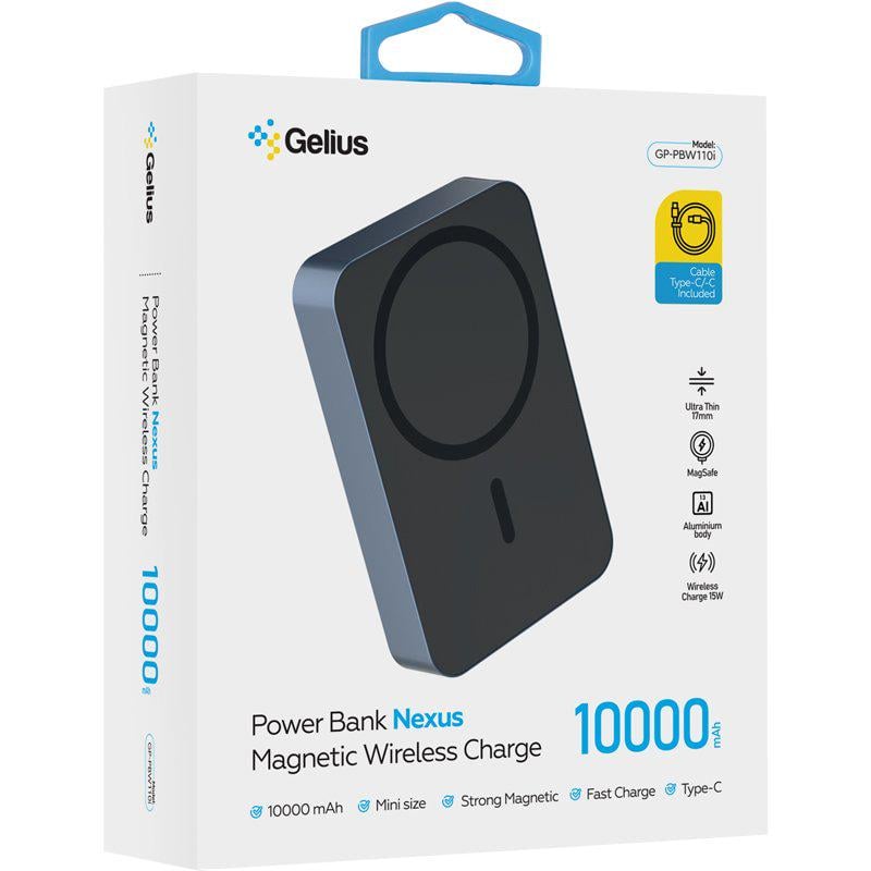 Повербанк Gelius Nexus Magnetic Wireless Charge GP-PBW110i 15W 10000 mAh (58517) - фото 8