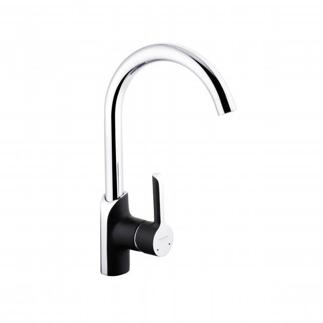 Смеситель кухонный Kroner KRP Essen-SCH Черный (mrg030)