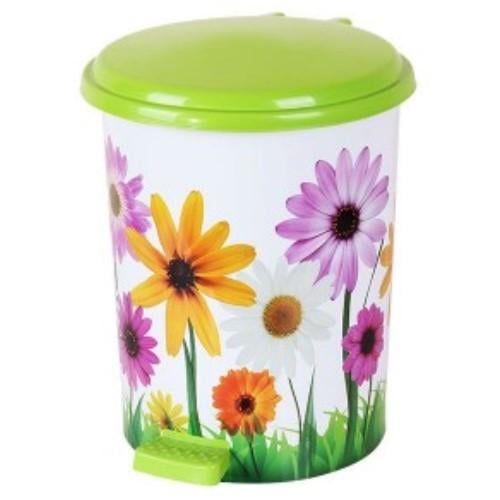 Ведро с педалью Элиф №3 с рисунком 17 л высота 33 см (14486) Ведро с педалью Элиф №3 с рисунком 17 л высота 33 см (14486)