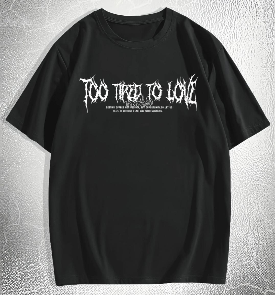 Футболка чоловіча з модним принтом 3XL Чорний (2541401828) - фото 7