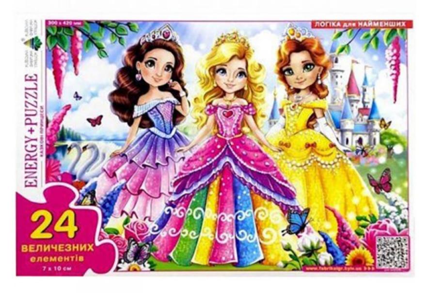 Гра-пазл Енегрія+ 24 Казкові принцеси (MTT-197367)