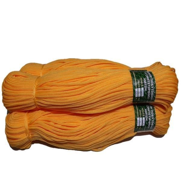 Шнур пустотілий із синтетичних ниток В-128 100 м 4 мм Жовтий