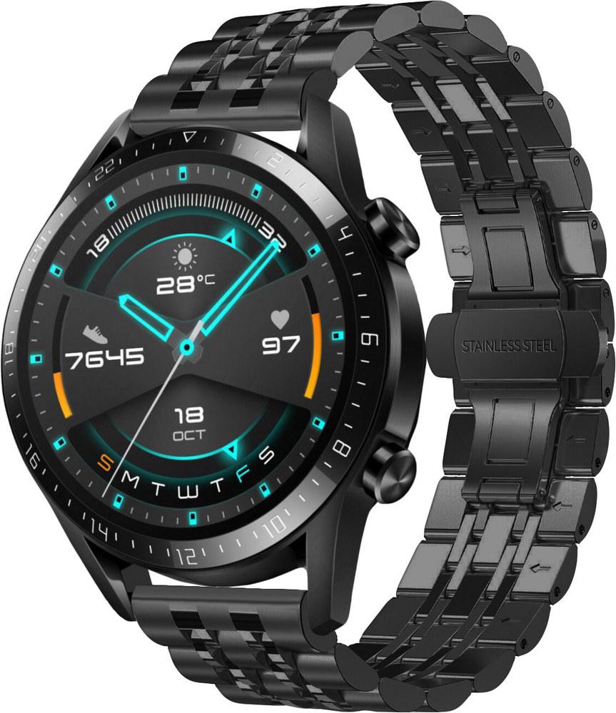 Браслет металлический Spinye для Huawei Watch GT Black (28946-2B)