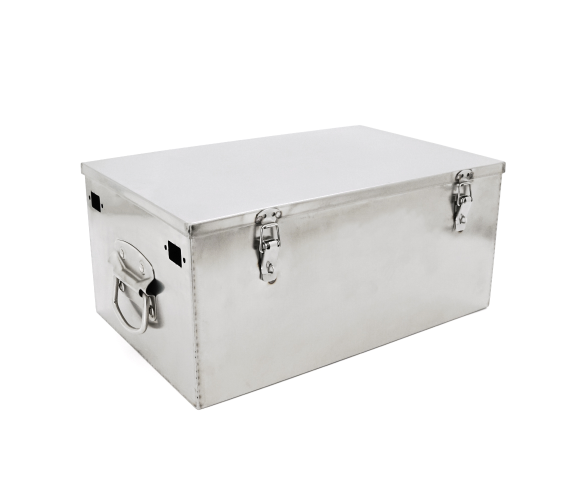 Корпус для сборки аккумуляторов VOLTRONIC из нержавеющей стали 420x270x190 мм Silver (LIBOX420)