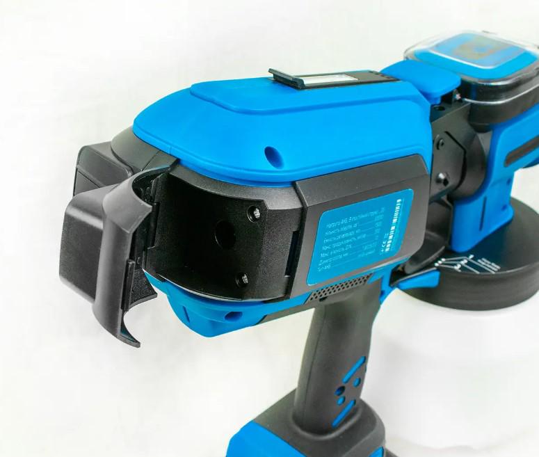 Краскораспылитель аккумуляторный KRAISSMANN 503 ASP 20 MP 2 аккумулятора 2000 мАч и ЗУ с подсветкой поверхности (25468323) - фото 9 Краскораспылитель аккумуляторный KRAISSMANN 503 ASP 20 MP 2 аккумулятора 2000 мАч и ЗУ с подсветкой поверхности (25468323) - фото 9