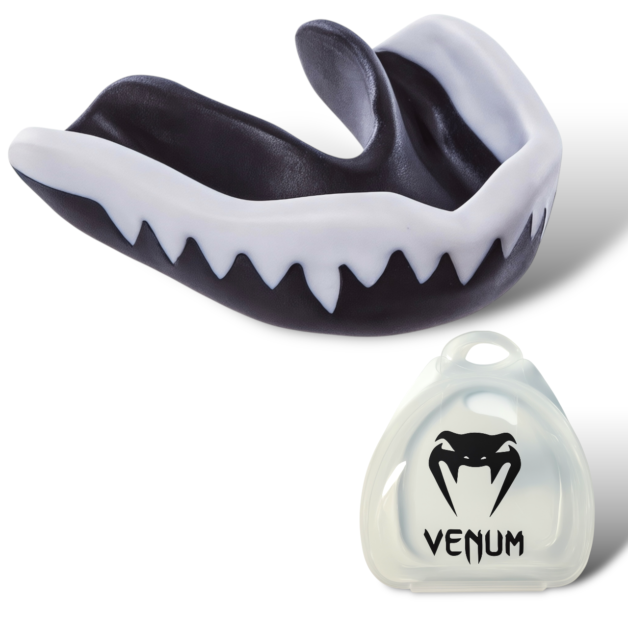 Капа боксерская Venum vampire двухслойная с футляром Черный (22819661)