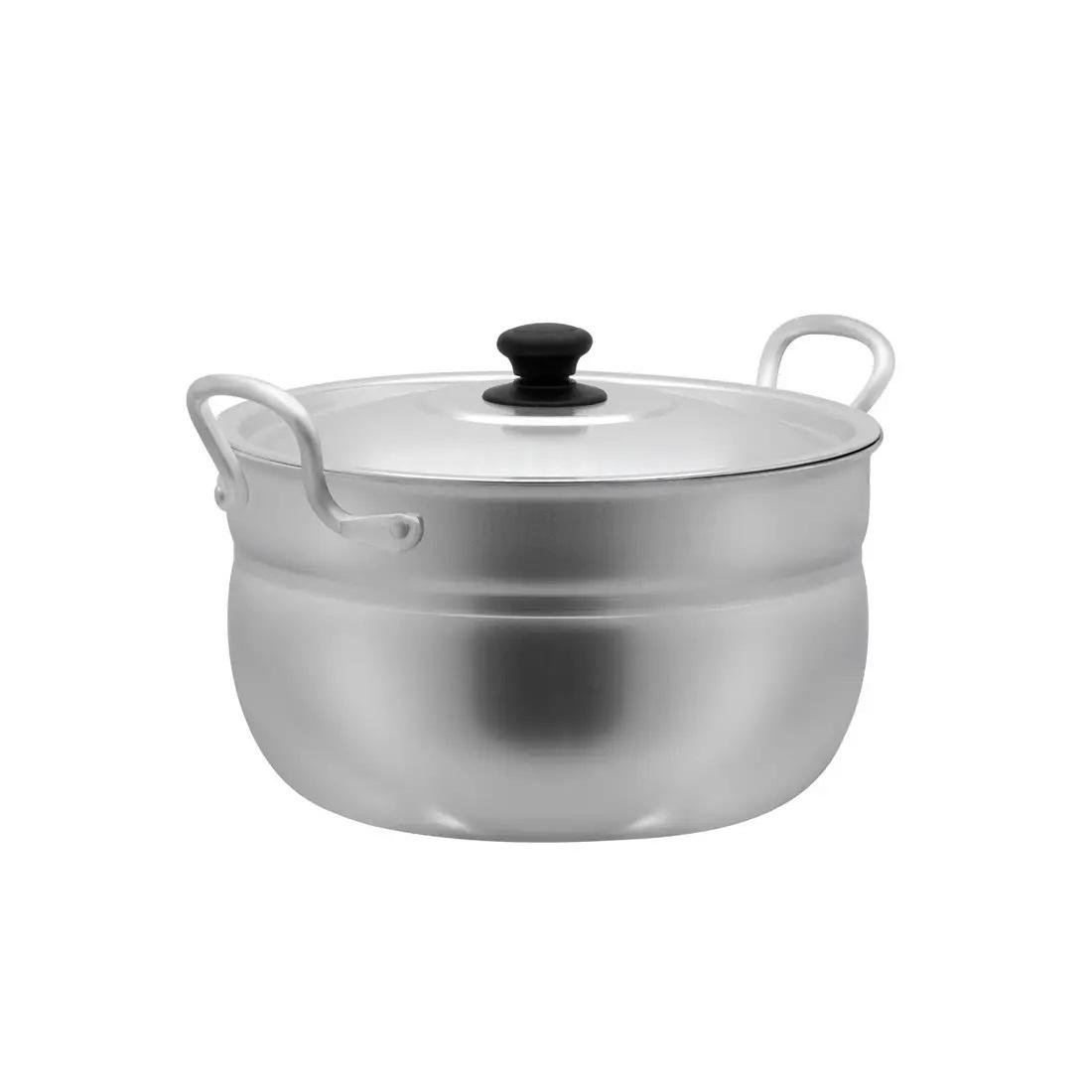 Кастрюля с крышкой Interos алюминиевая сферическая 2,4 л (40471)