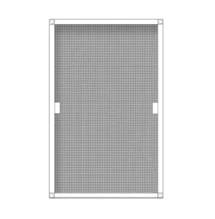 Набор для сборки оконной москитной сетки на карманах 70х150 см Белый