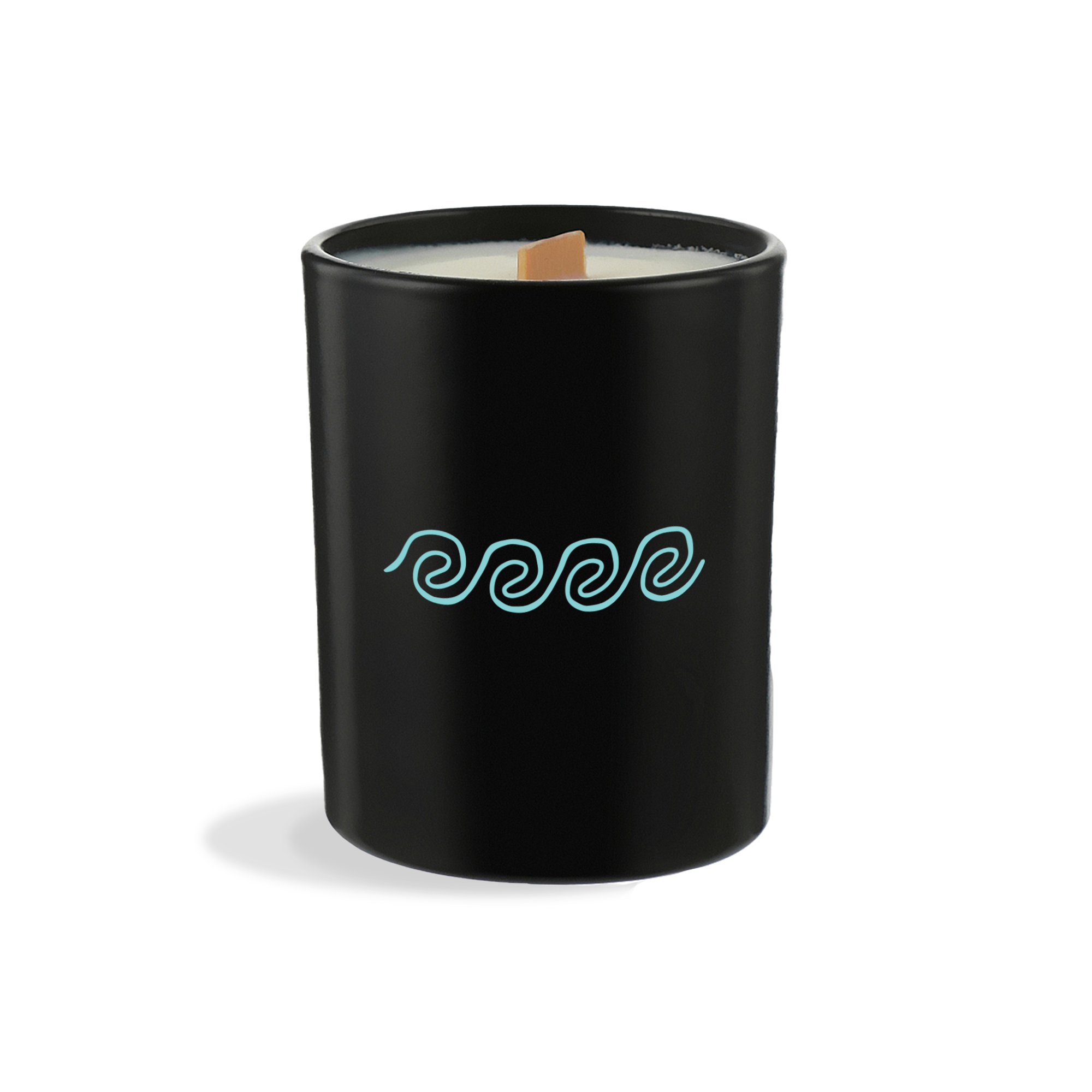 Свеча ароматическая соевая Мавка Лесная песня "Вода" с деревянным гнетом ( AA-0139031)