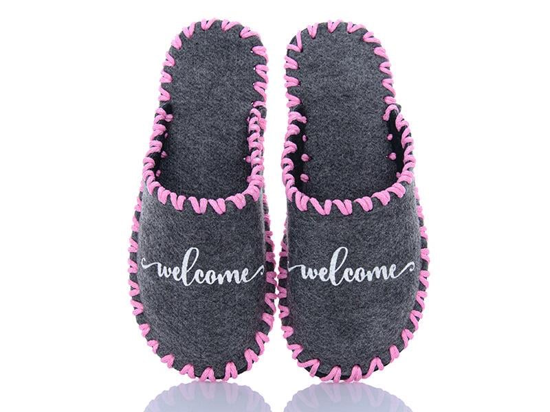 Тапочки фетровые женские VENDS 260 р. 36-37 Серый