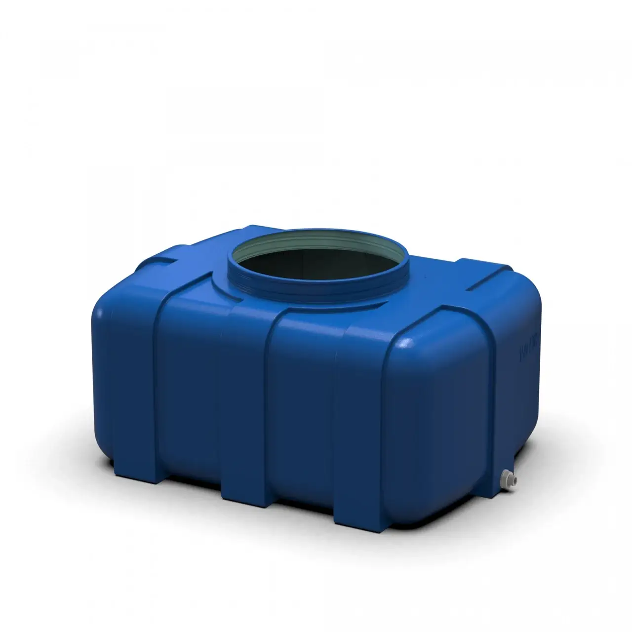 Бочка для воды ЕК150О пластиковая овальной формы 150 л. 80х59х45 см Синий (439)