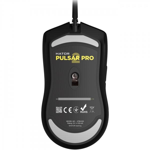 Комп'ютерна мишка Hator Pulsar 2 PRO ігрова дротова USB 5кн 16000dpi HTM-520 (589778) - фото 5