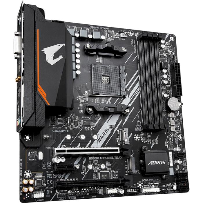 Материнская плата Gigabyte B550M AORUS ELITE AxSocAM4/MicroATx/AMD B550/DVI-D/HDMI