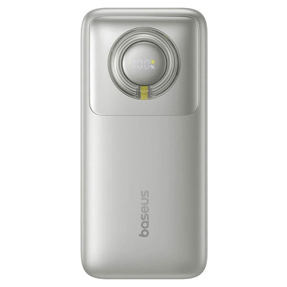 Акумулятор зовнішній Baseus Free2Pull Power Bank with Retractable Cable 20000mAh 65W Lunar gray (34645890)