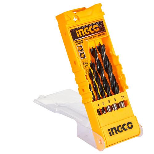 Набір свердел по дереву INGCO 4-10 мм коробка 5 шт. (000154834) - фото 2 Набір свердел по дереву INGCO 4-10 мм коробка 5 шт. (000154834) - фото 2