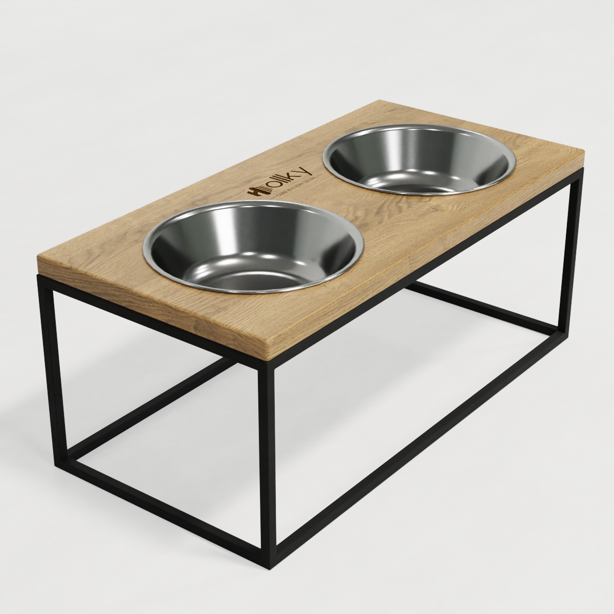 Миски на подставке для больших собак Hollky Base XL20 2х1,8 л (BXL20-522620-BLNT) - фото 2 Миски на подставке для больших собак Hollky Base XL20 2х1,8 л (BXL20-522620-BLNT) - фото 2