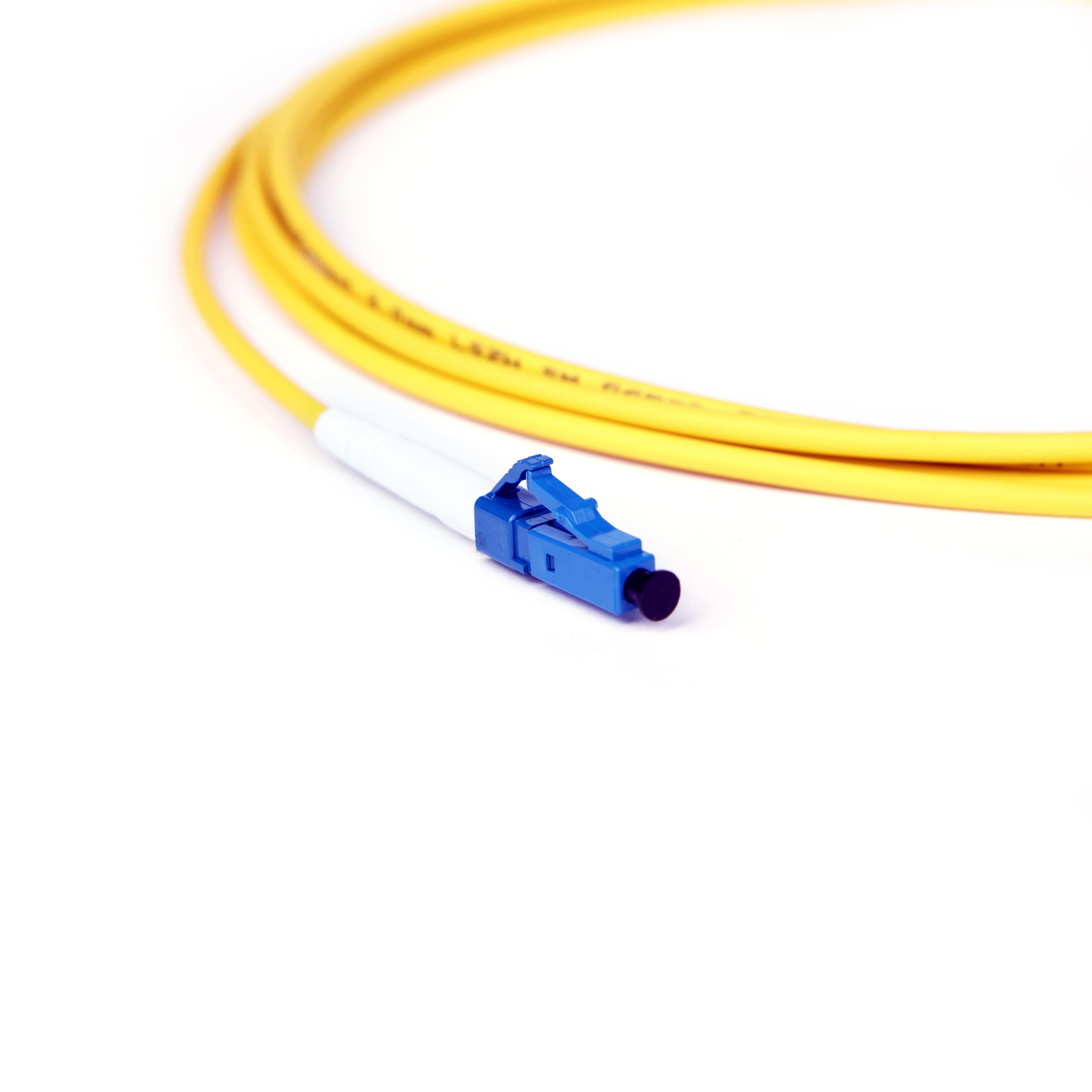 Патч-корд оптический Simplex FC/UPC-LC/UPC LSZH Singlemode G.652.D (SM) 3 мм 1 м Желтый (10289) - фото 3 Патч-корд оптический Simplex FC/UPC-LC/UPC LSZH Singlemode G.652.D (SM) 3 мм 1 м Желтый (10289) - фото 3