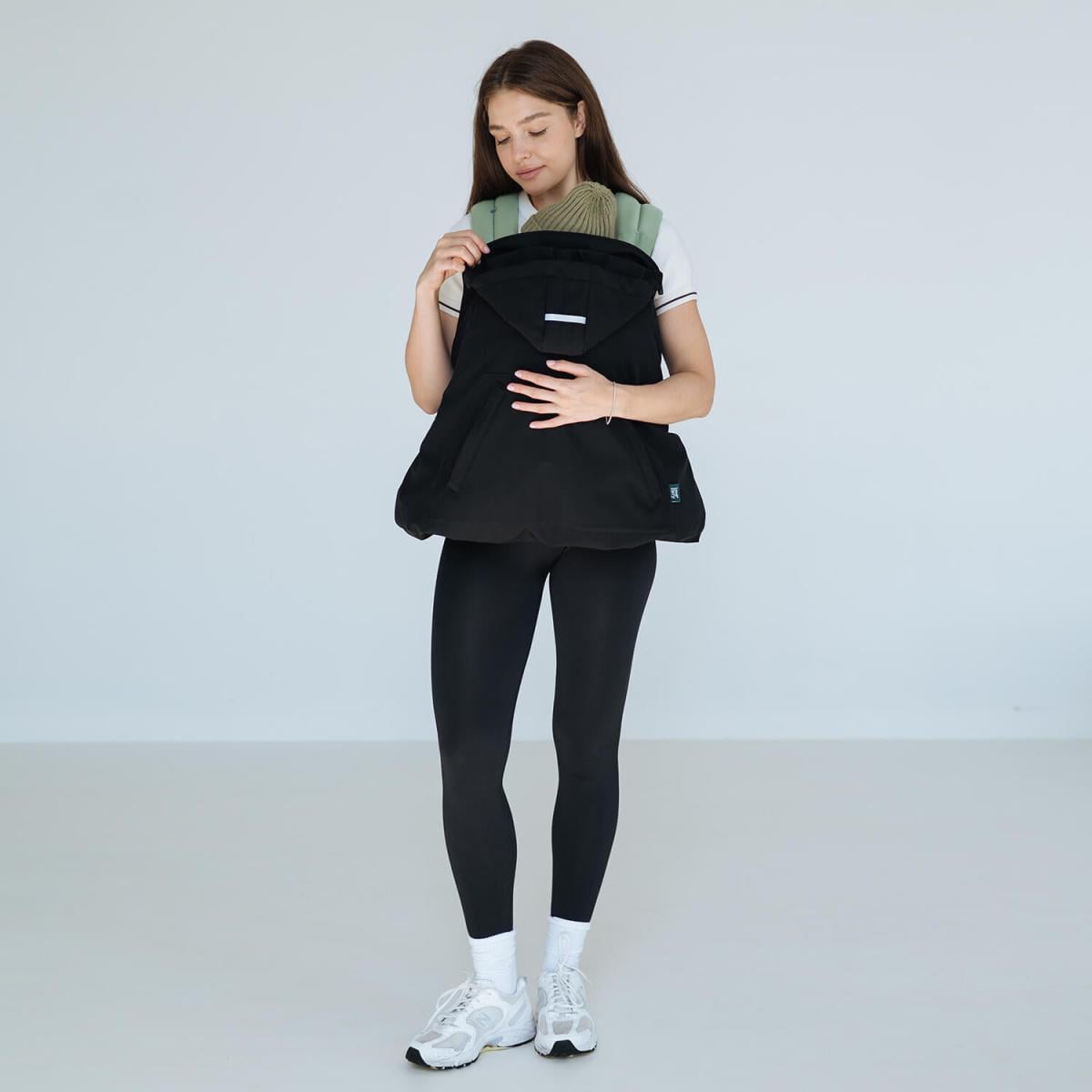 Слінгонакидка мультисезонна Softshell Чорний - фото 3 Слінгонакидка мультисезонна Softshell Чорний - фото 3