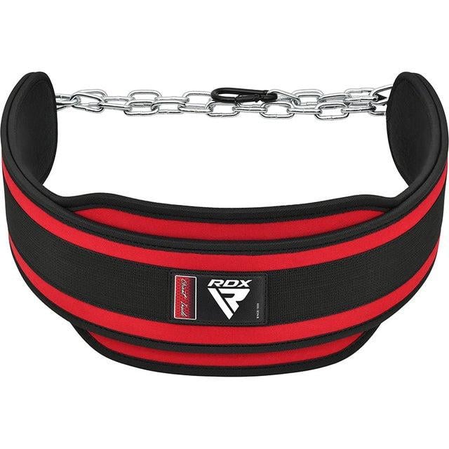 Пояс для обременений с цепью RDX PRO DIPPING BELT 2 LAYER неопреновый Красный (A-013206) Пояс для обременений с цепью RDX PRO DIPPING BELT 2 LAYER неопреновый Красный (A-013206)