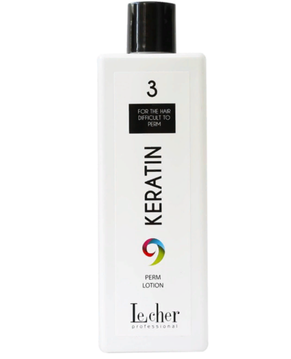 Засіб для перманенту Lecher Professional Keratin Perm №3 для жорсткого волосся 500 мл