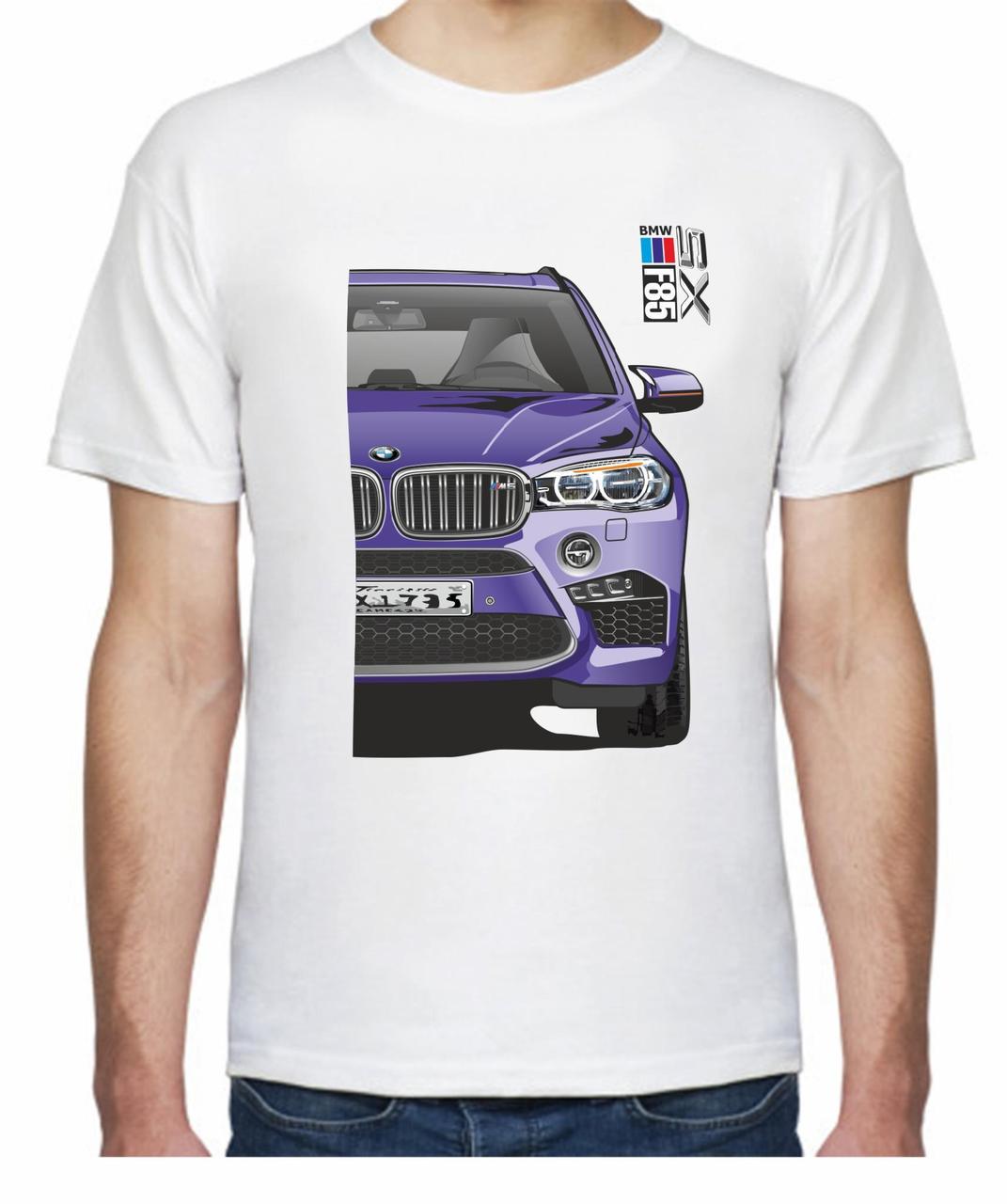 Футболка мужская Avtolife BMW X5 F85 MotorSport F 205585 XXL Белый (2494943866)