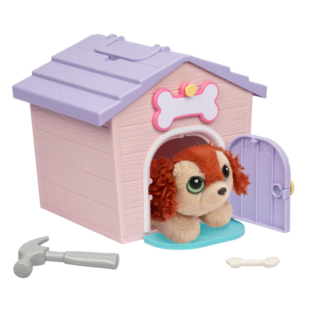 Набір ігровий будинок для собаки з сюрпризом Moose Little Live Pets Рожевий