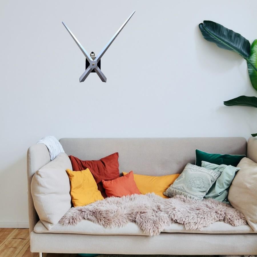 Часовой механизм усиленный шток 19/6 мм стрелки 33,5-27,4 см Серебристый (2901) - фото 3 Часовой механизм усиленный шток 19/6 мм стрелки 33,5-27,4 см Серебристый (2901) - фото 3