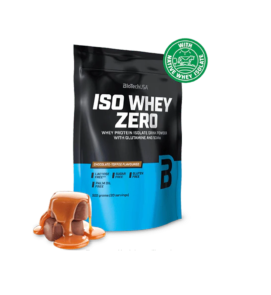 Протеїн BioTechUSA Iso Whey Zero 500 g 20 servings Chocolate Toffee