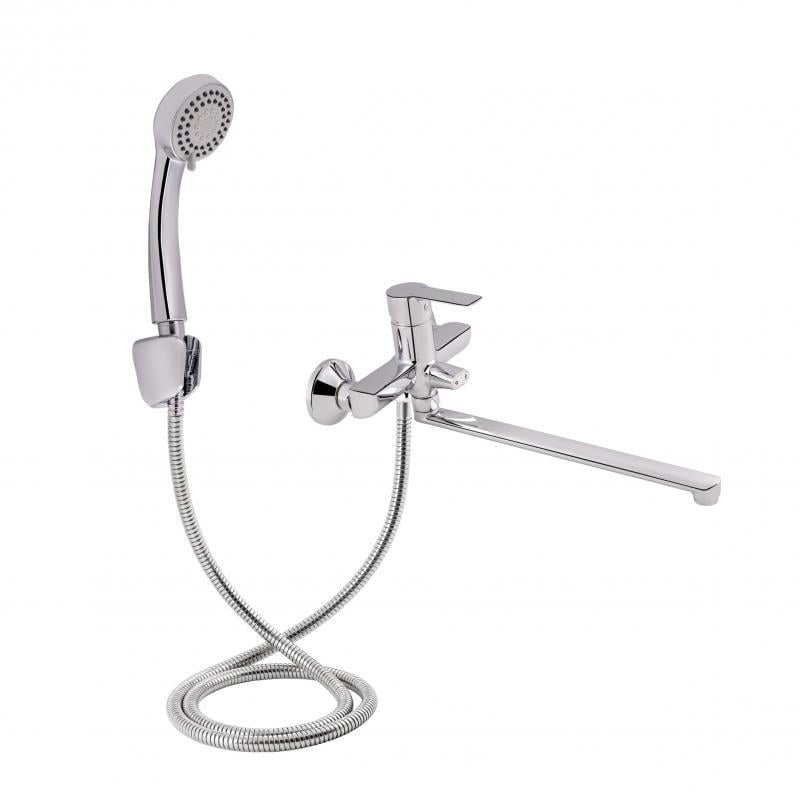 Змішувач для ванни Qtap Alza 3251104C з довгим виливом (QTALZ3251104C)