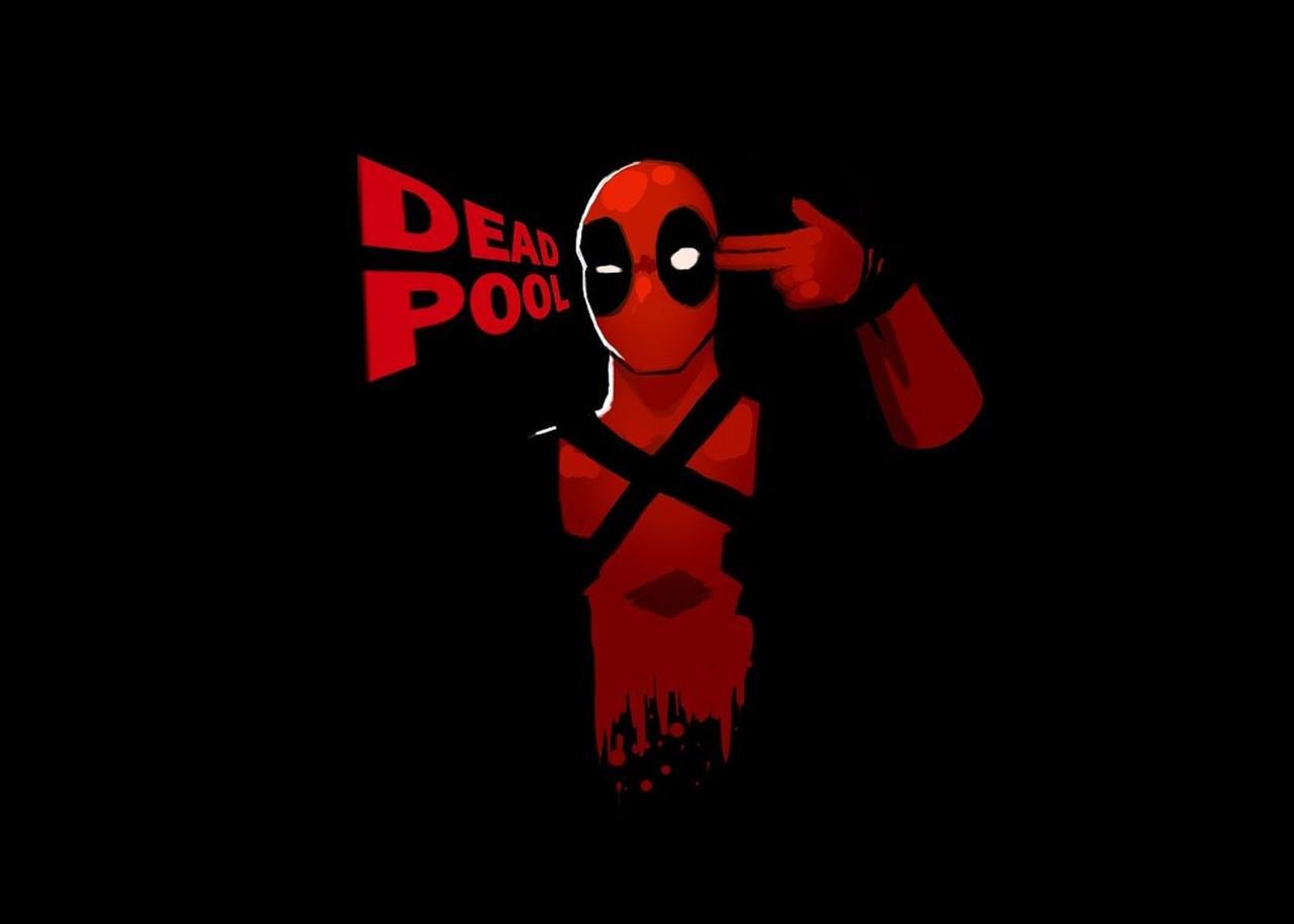 Картина постер Gee! Deadpool Дэдпул минимализм 60х40 см DP.09.007