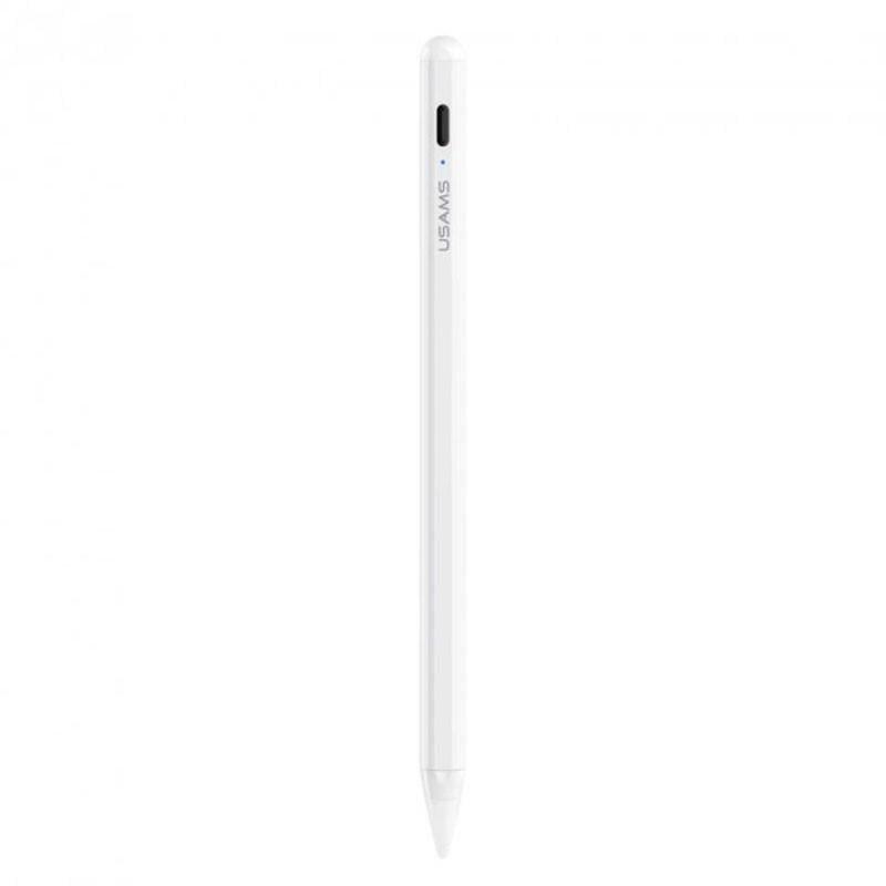 Стилус Usams US-ZB223 Tilt-sensitive Active Touch Capacitive for iPad White (00000062696_1)