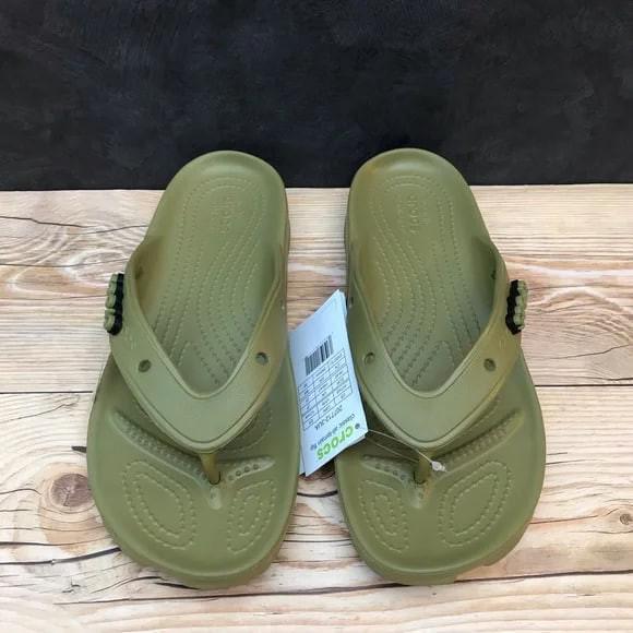 В'єтнамки чоловічі Crocs All-Terrain Flip Aloe р. 44-45 Оливковий (15128) - фото 7 В'єтнамки чоловічі Crocs All-Terrain Flip Aloe р. 44-45 Оливковий (15128) - фото 7