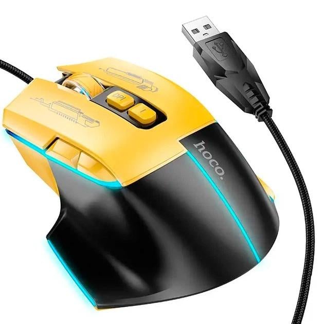 Мышка игровая Hoco GM31 Overlord luminous gaming 1,5 м 3600dpi