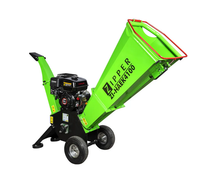 Подрібнювач садовий Zipper бензиновий 2,4 кВт Зелений (ZI-HAEK4100)