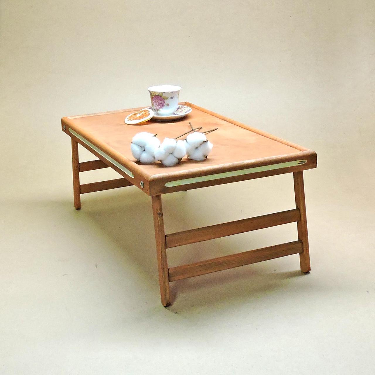 Столик-поднос для завтрака из дерева Техас Амаретто (СТП-000536)