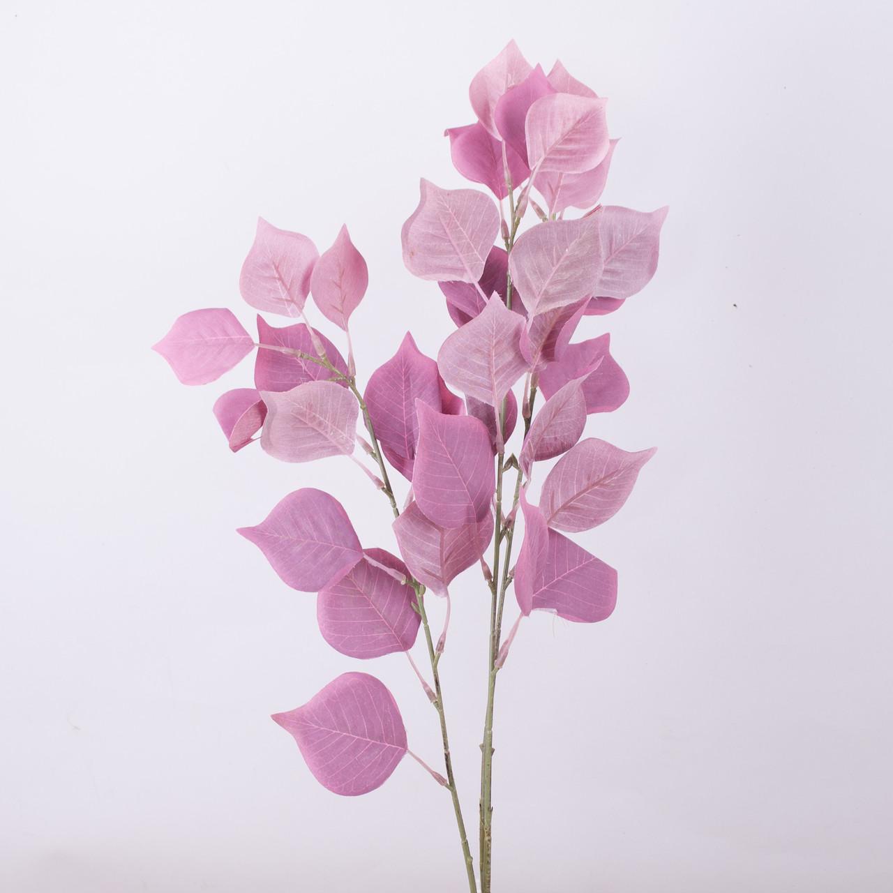 Искусственная ветка листьев Розовый (2197)