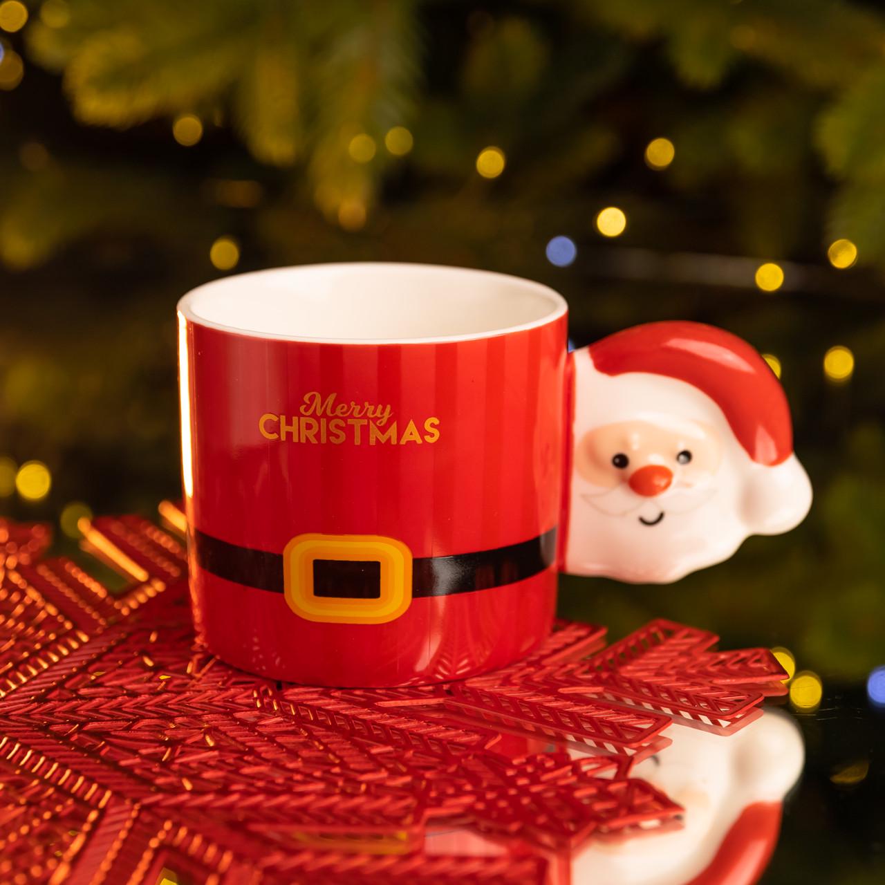 Чашка фарфоровая Санта 400 мл (FM-CS-51R) - фото 1