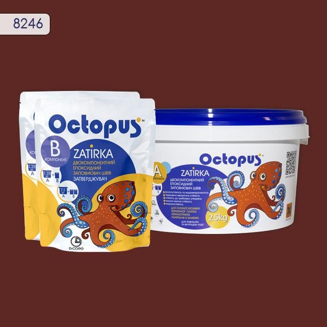 Затирка для плитки Octopus Zatirka 8246 епоксидна 2,5 кг