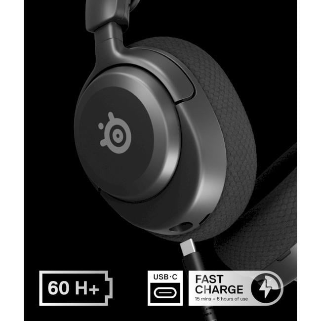 Навушники ігрові SteelSeries Arctis Nova 5 Wireless Bluetooth Black (61670) - фото 6