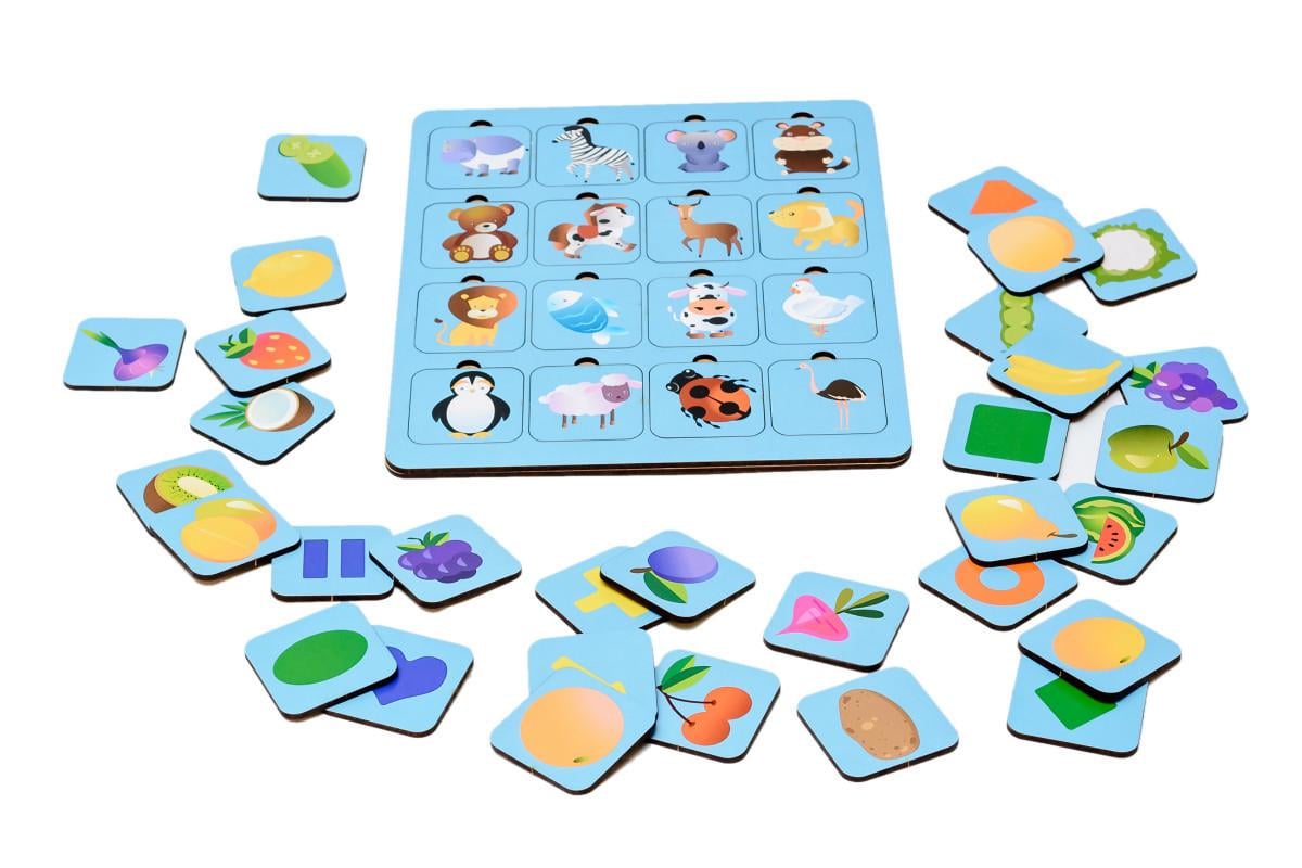 Сортер-пазл Дерев'яний Для Дітей PuzzleOK Комбінації - фото 4 Сортер-пазл Дерев'яний Для Дітей PuzzleOK Комбінації - фото 4