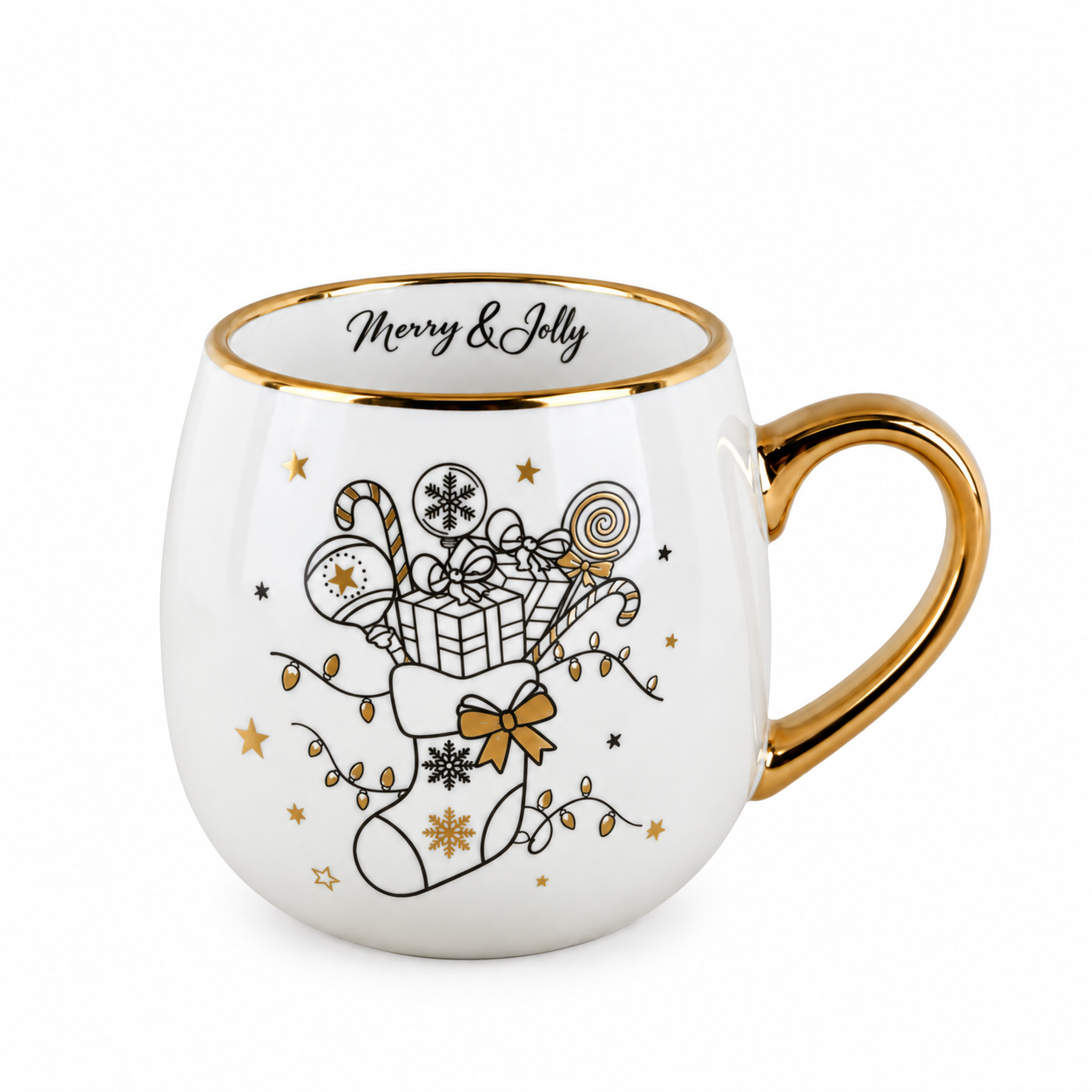 Чашка Ardesto Christmas New Year's 425 мл керамика (AR3106)