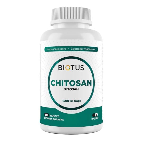 Хитозан Biotus Chitosan 1500 мг 240 капс. (000027866)
