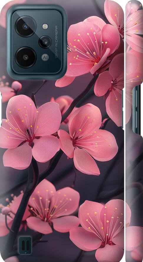 Чехол на Realme C31 Пурпурная сакура (6075m-2593-42517)