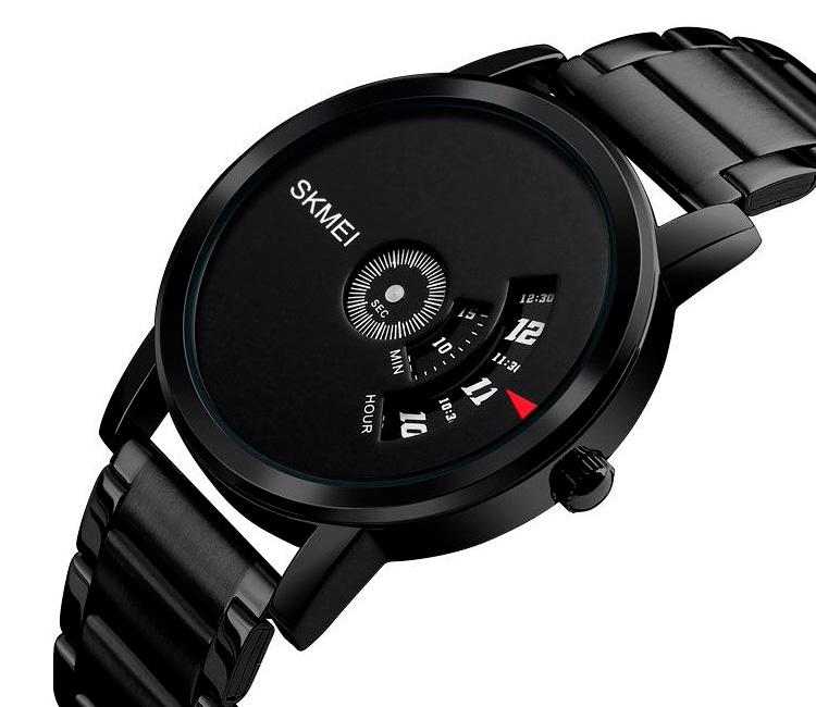 Наручний годинник чоловічий Skmei 1260 Чорний (1260 black black) - фото 4